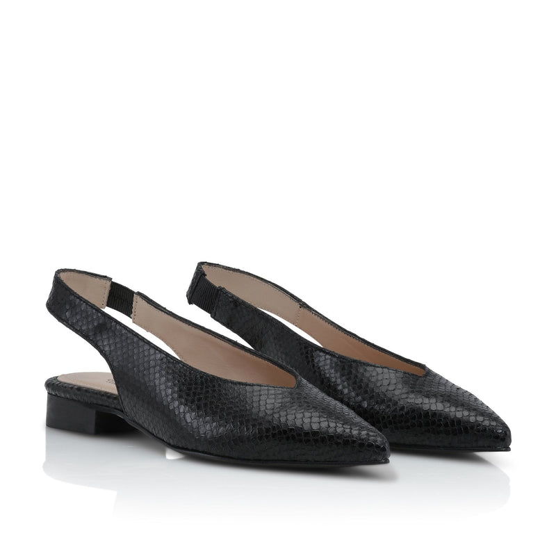 Gardenia Copenhagen Carolyn Sling Back Black