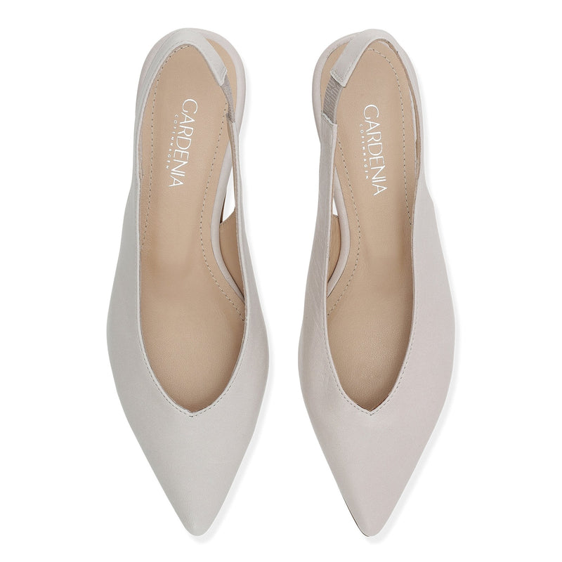 Gardenia Copenhagen Carolyn Sling Back Champagne