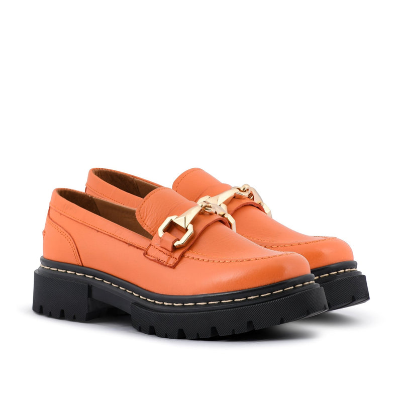 Shoe Biz Christine Loafer Orange