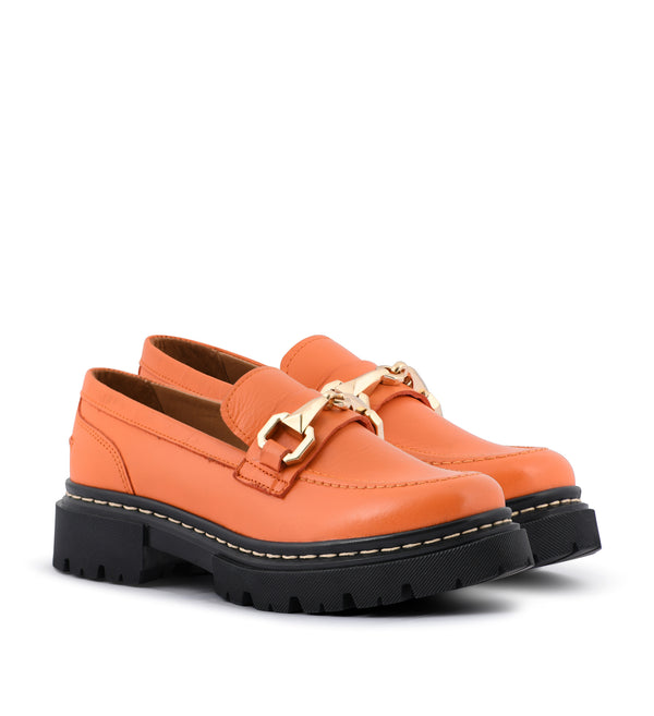 Shoe Biz Christine Loafer Orange