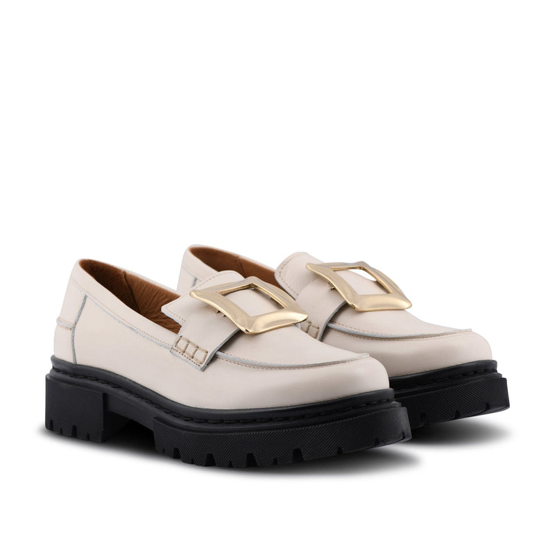 Shoe Biz Cubic Loafer Light Sand