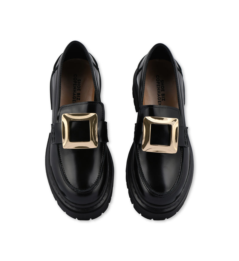 Shoe Biz Cubic Loafer Black