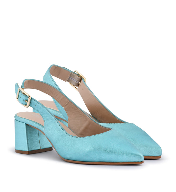 Gardenia Copenhagen Cupiter Sling Back Aqua