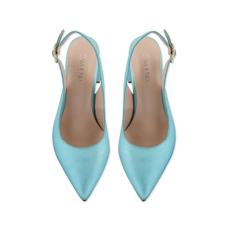 Gardenia Copenhagen Cupiter Sling Back Aqua