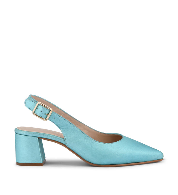 Gardenia Copenhagen Cupiter Sling Back Aqua