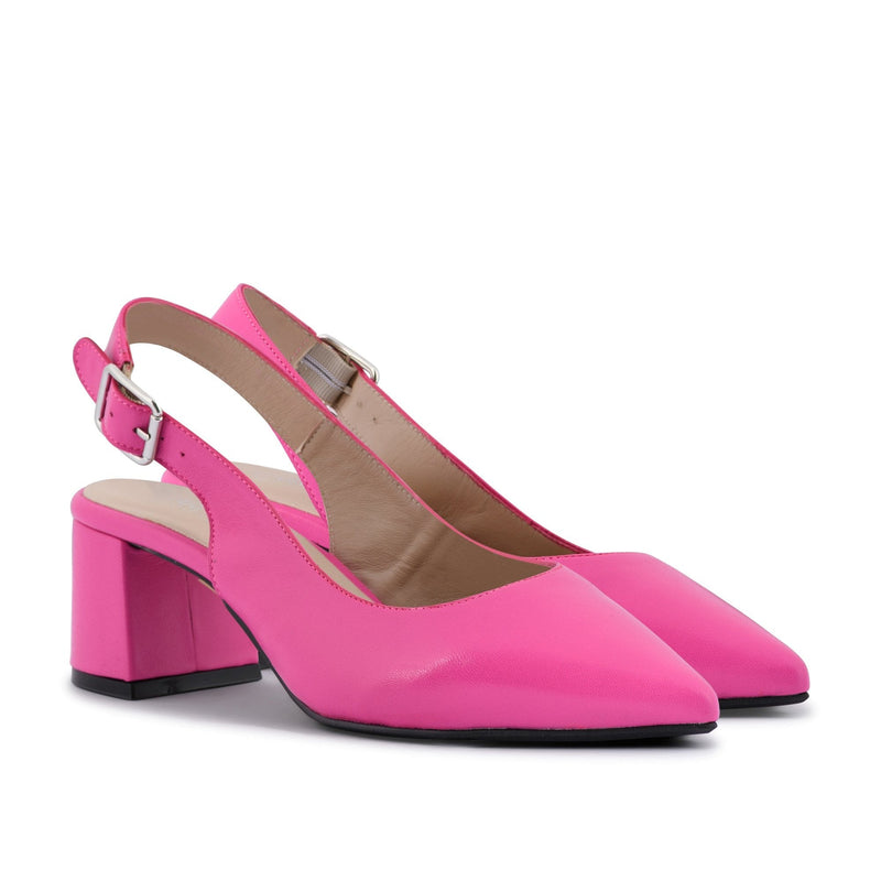 Gardenia Copenhagen Cupiter Sling Back Shocking Pink