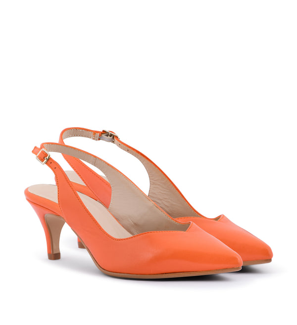 Gardenia Copenhagen Dakota Sling Back Orange