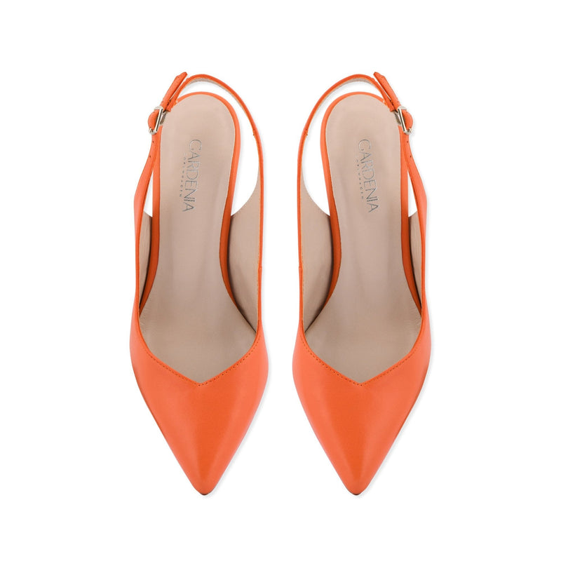 Gardenia Copenhagen Dakota Sling Back Orange