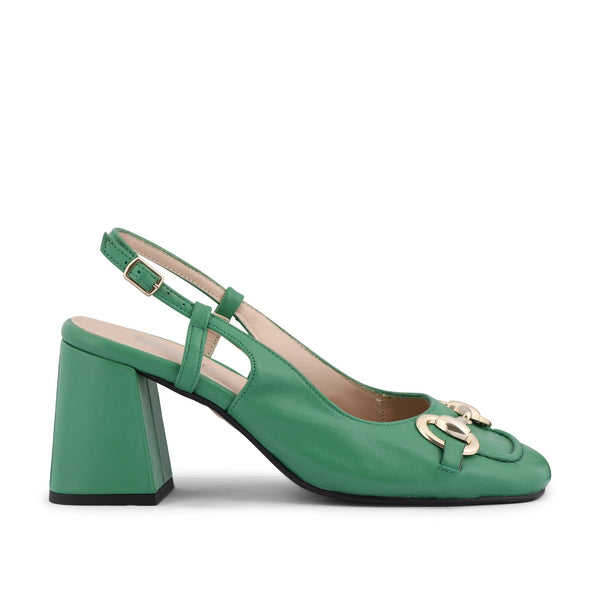 Gardenia Copenhagen Delta Sling Back Green