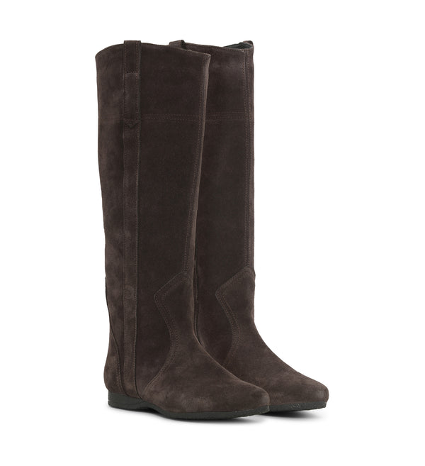 Shoe Biz Ditte Long Boot Dark Brown