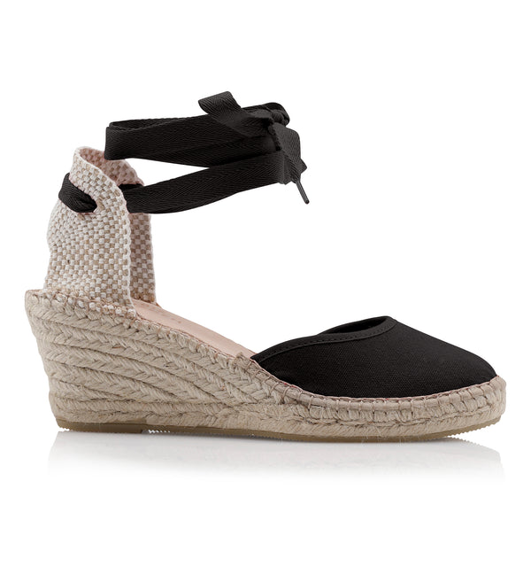 Shoe Biz Frey Tie 5 Espadrilla Black