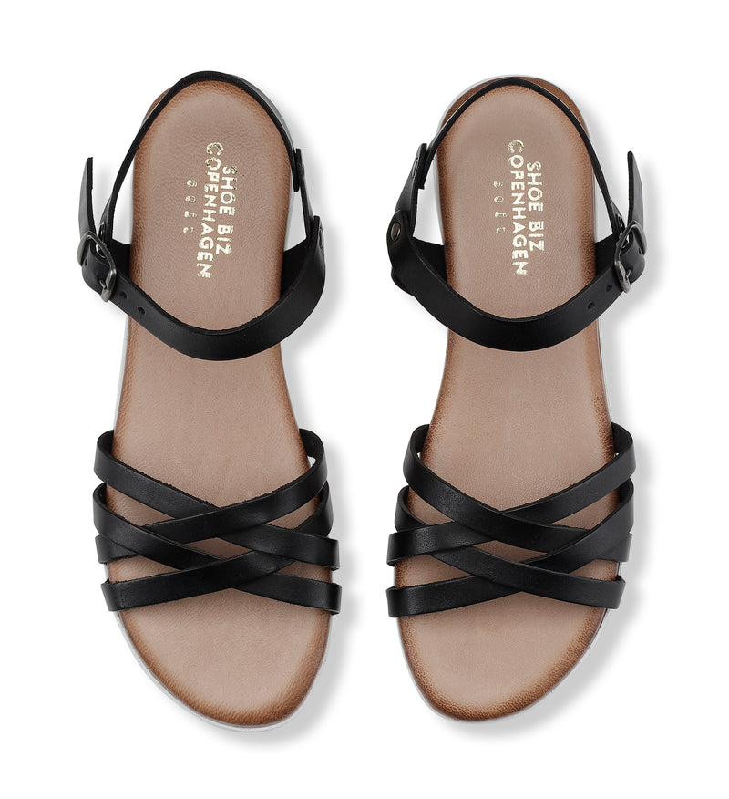 Shoe Biz Gaelle Sandal - Soft Black