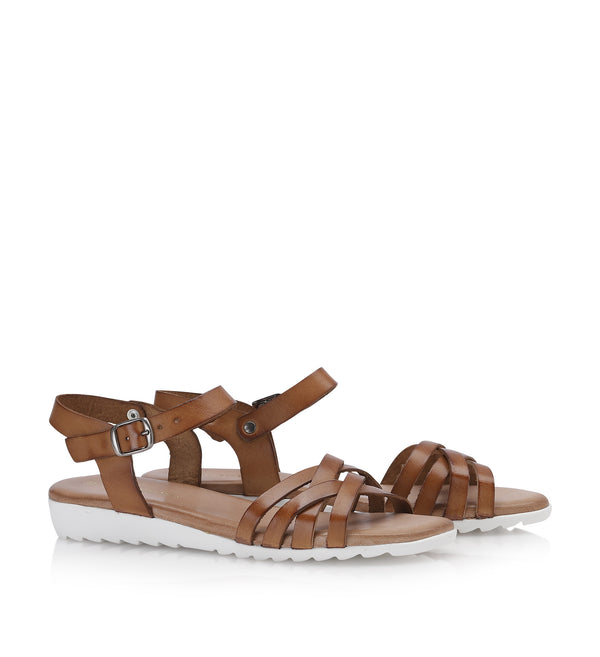 Shoe Biz Gaelle Sandal - Soft Cognac