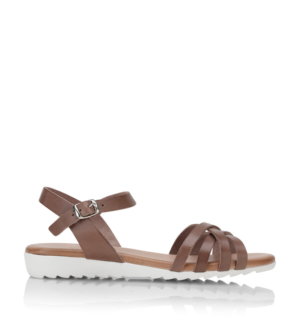 Shoe Biz Gaelle Sandal - Soft Dark Brown