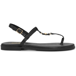 Shoe Biz Gry Black Sandal Black