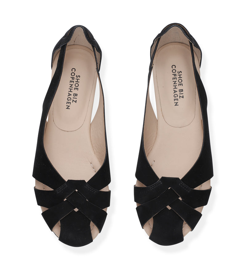 Shoe Biz Hanneine Ballerina Black