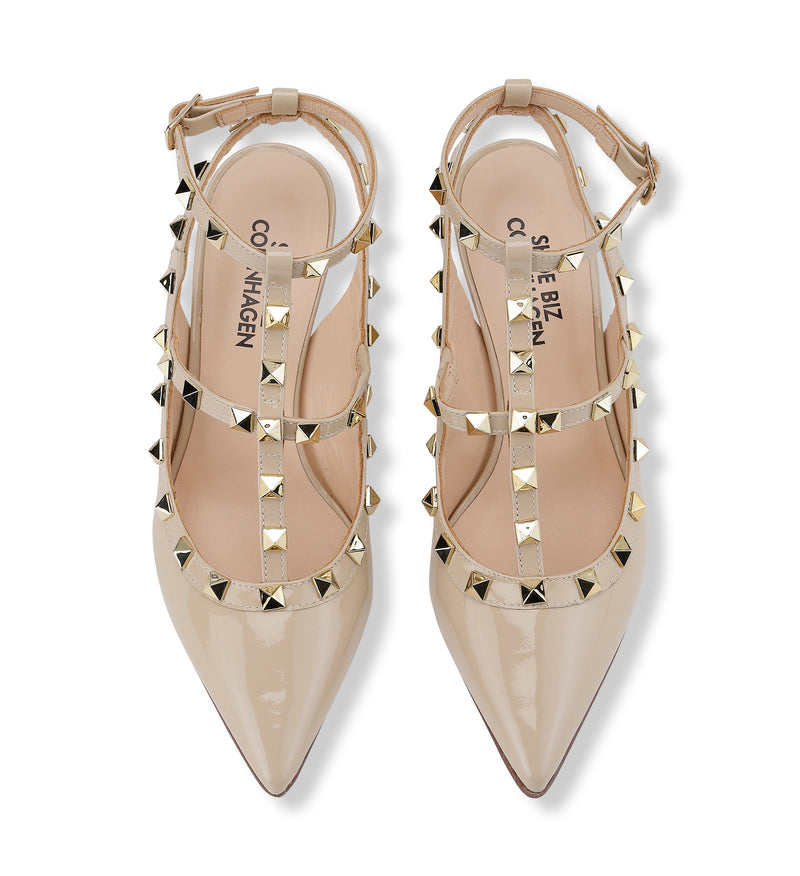 Shoe Biz Helene Sling Back Nude