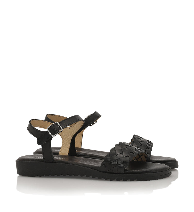 Shoe Biz Kant Sandal - Soft Black