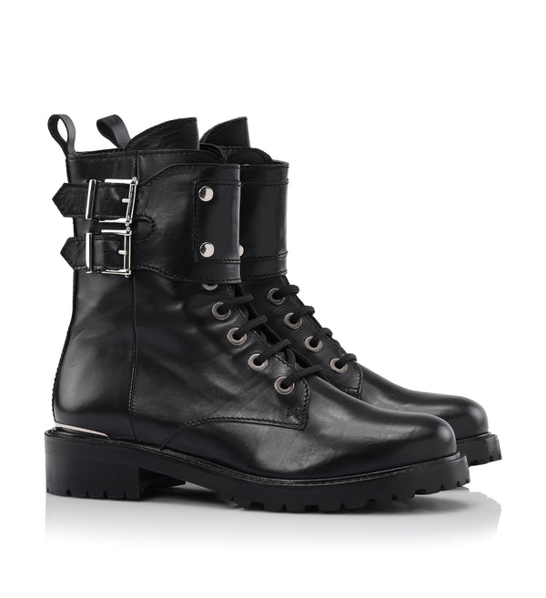 Gardenia Copenhagen Lanel Calf Short Boot Black