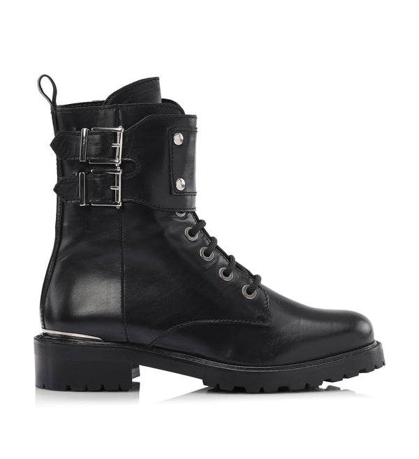 Gardenia Copenhagen Lanel Calf Short Boot Black