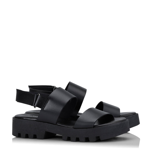 Shoe Biz Namibia Sandal Black / Black / Black