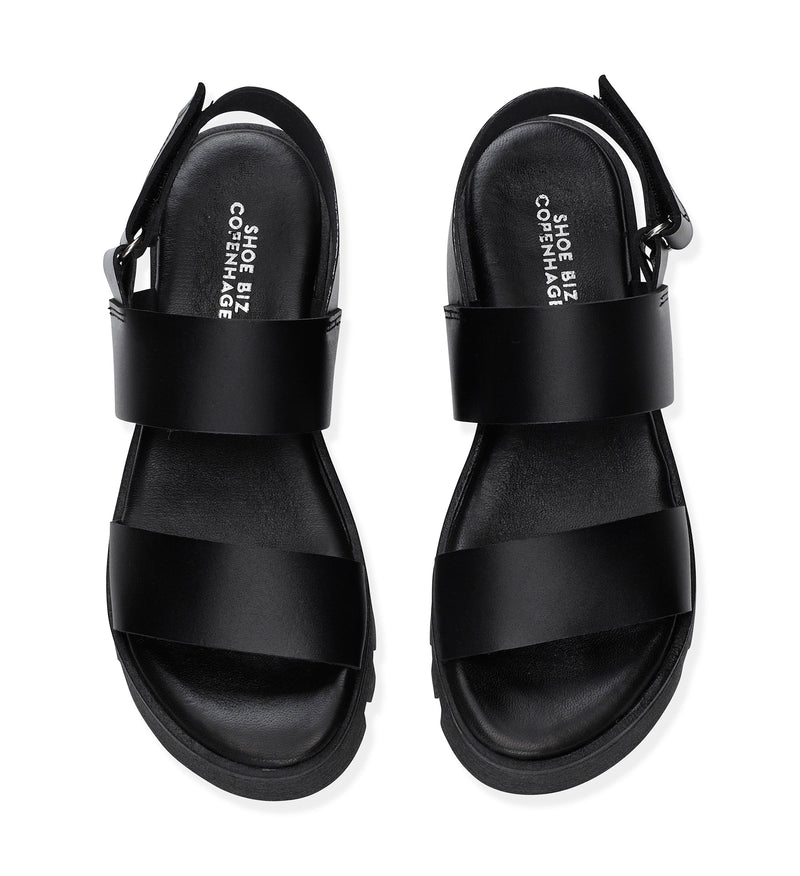 Shoe Biz Namibia Sandal Black / Black / Black