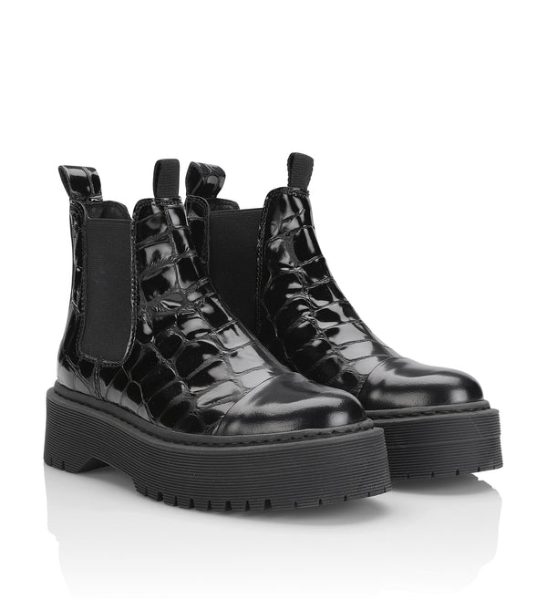 Shoe Biz Peyo Short Boot Black