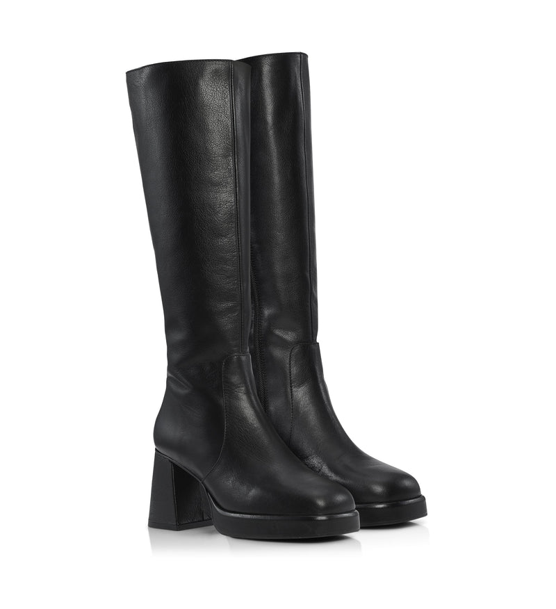 Shoe Biz Puima Long Boot Black