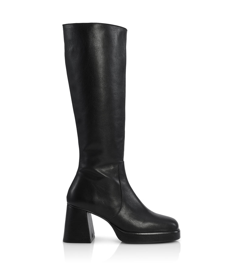 Shoe Biz Puima Long Boot Black