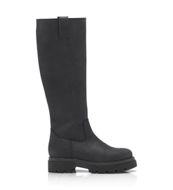 Shoe Biz Skin Long Boot Black