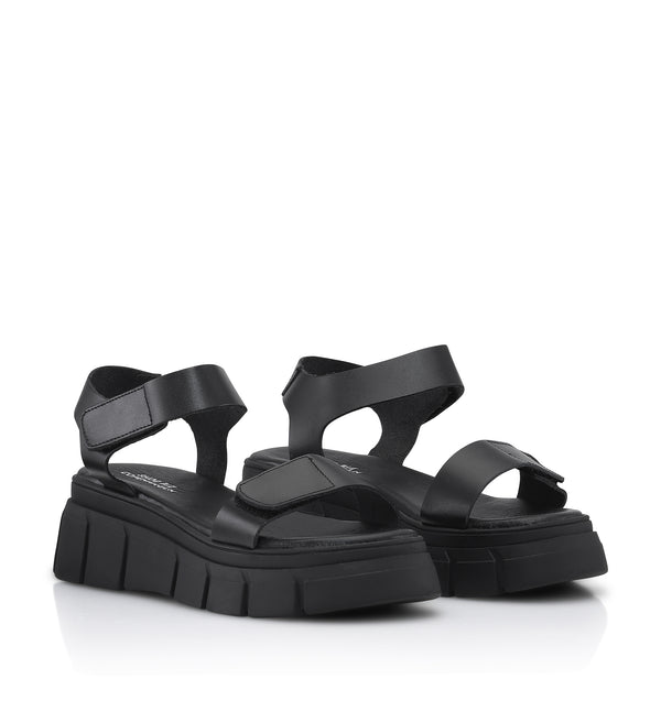 Shoe Biz Solar Sandal Black