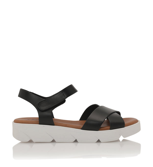 Shoe Biz Tatu Sandal - Soft Black