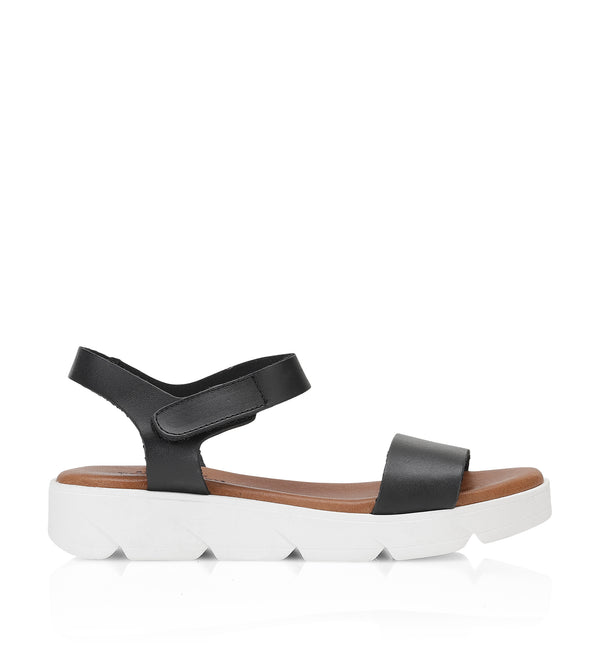 Shoe Biz Tito Velcro Sandal Black