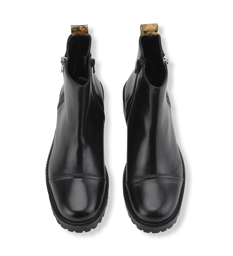 Gardenia Copenhagen Vancouver Short Boot Black Yellow