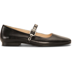 Shoe Biz Victoria Black Ballerina Black