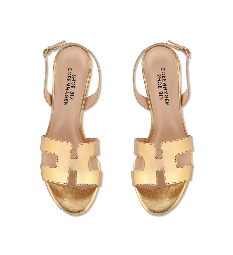 Shoe Biz Clarissa Sandal Gold