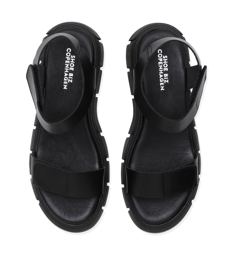 Shoe Biz Solar Sandal Black