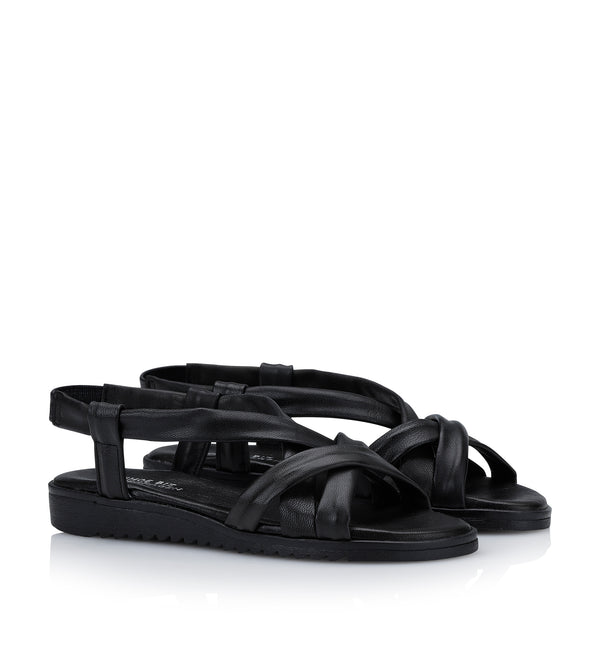 Shoe Biz Stellaro Sandal - Soft Black Black sole